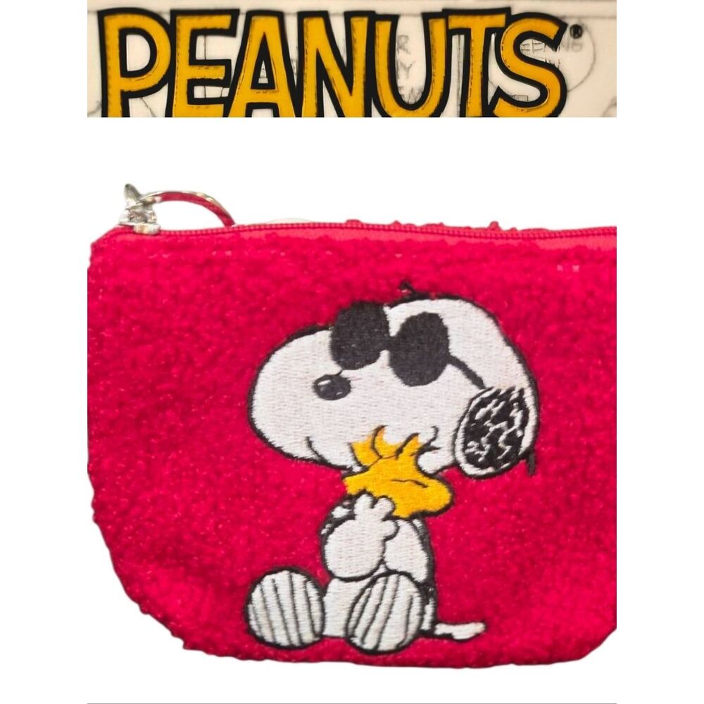 Peanuts Snoopy & Woodstock Zip Keyring Pouch/Wallet